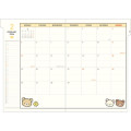 Japan San-X A5 Monthly Schedule Book - New Basic Rilakkuma 2024 - 3