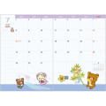 Japan San-X Monthly Schedule Book - Rilakkuma Dragon 2024 - 4