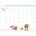 Japan San-X Monthly Schedule Book - Rilakkuma Dragon 2024 - 6