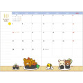 Japan San-X Monthly Schedule Book - Rilakkuma Dragon 2024 - 7