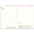 Japan San-X B6 Weekly Schedule Book - Sumikko Gurashi Dragon 2024 - 2