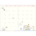 Japan San-X Monthly Schedule Book - Sumikko Gurashi Shopping 2024 - 2