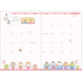 Japan San-X Monthly Schedule Book - Sumikko Gurashi Shopping 2024 - 4