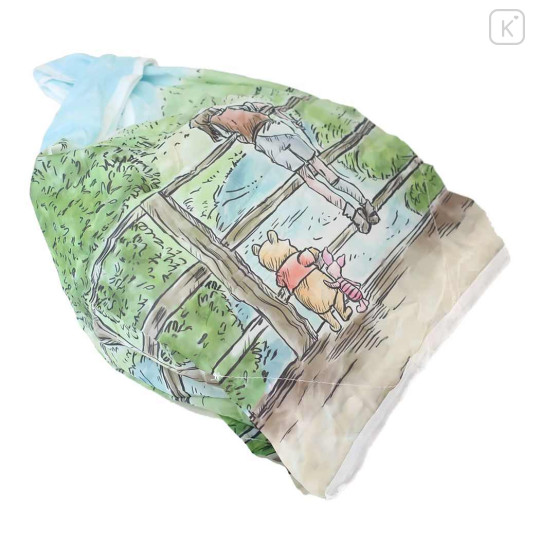 Japan Disney Eco Shopping Bag & Plush - Winnie the Pooh / Christopher - 2