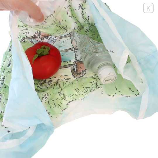 Japan Disney Eco Shopping Bag & Plush - Winnie the Pooh / Christopher - 3