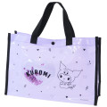 Japan Sanrio Vinyl Pool Bag - Kuromi / Purple Black - 1