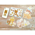 Japan San-X Large Vinyl Sticker - Rilakkuma / Diagram - 2