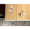 Japan San-X Large Vinyl Sticker - Rilakkuma / Diagram - 3