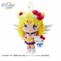 Japan Sanrio Original × Sailor Moon Cosmos Mascot Holder - Sailor Moon × Hello Kitty - 1