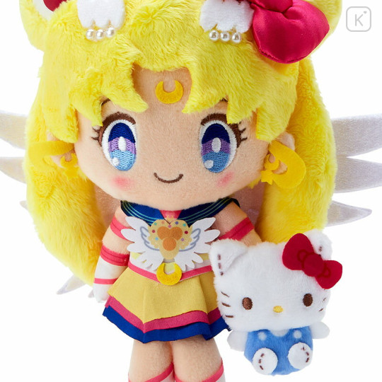 Japan Sanrio Original × Sailor Moon Cosmos Mascot Holder - Sailor Moon × Hello Kitty - 2