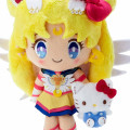 Japan Sanrio Original × Sailor Moon Cosmos Mascot Holder - Sailor Moon × Hello Kitty - 2