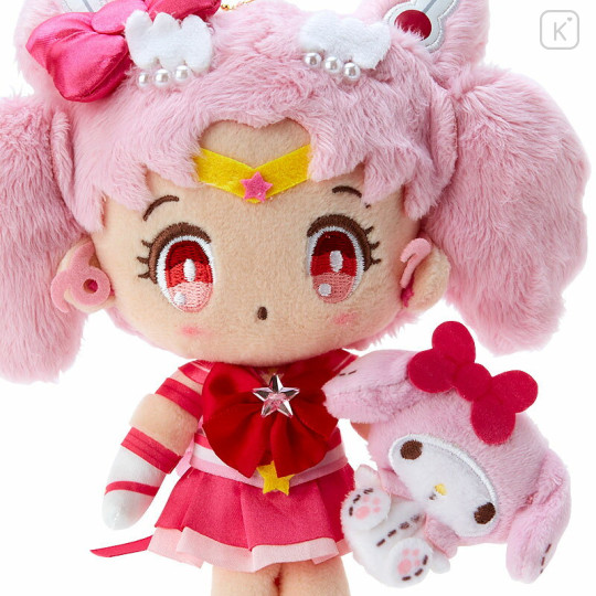 Japan Sanrio Original × Sailor Moon Cosmos Mascot Holder - Sailor Chibi Moon × My Melody - 2