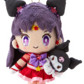 Japan Sanrio Original × Sailor Moon Cosmos Mascot Holder - Sailor Mars × Kuromi - 2