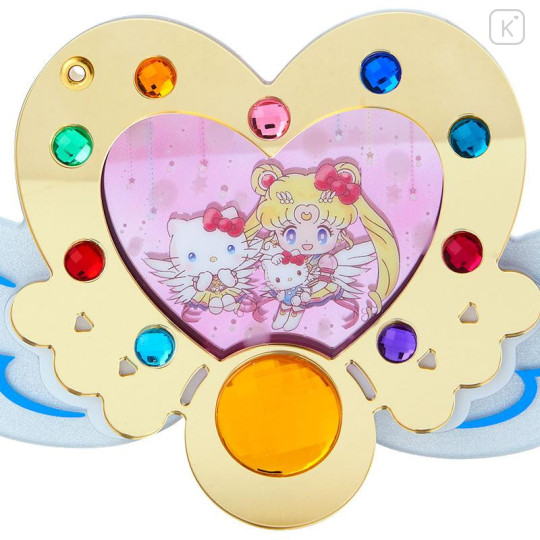 Japan Sanrio Original × Sailor Moon Cosmos Compact Mirror - Sailor Moon × Hello Kitty - 5