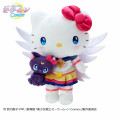Japan Sanrio Original × Sailor Moon Cosmos Stuffed Toy - Hello Kitty × Luna - 1