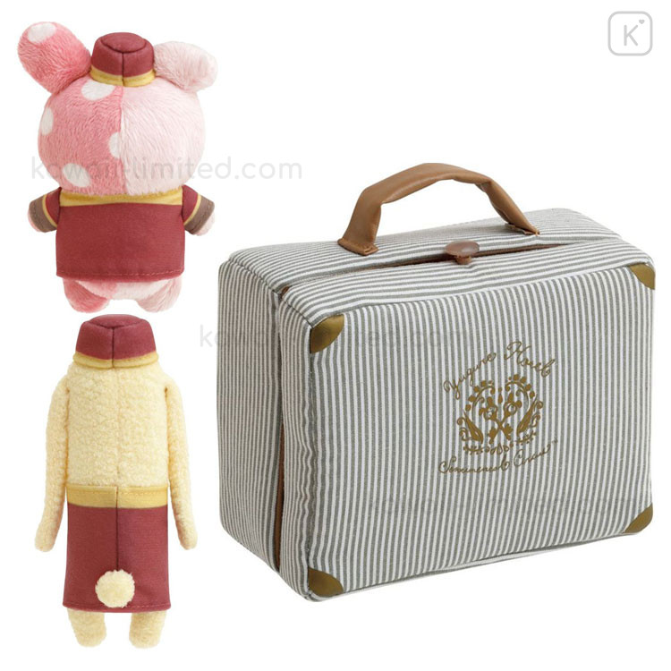 Japan San-X Plush Set with Trunk Bag - Sentimental Circus / Mysterious Hotel