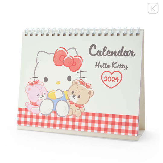 Japan Sanrio Original Ring Calendar Hello Kitty 2024 Kawaii Limited