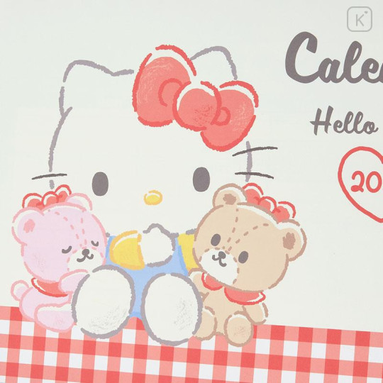 Japan Sanrio Original Ring Calendar - Hello Kitty 2024 - 5