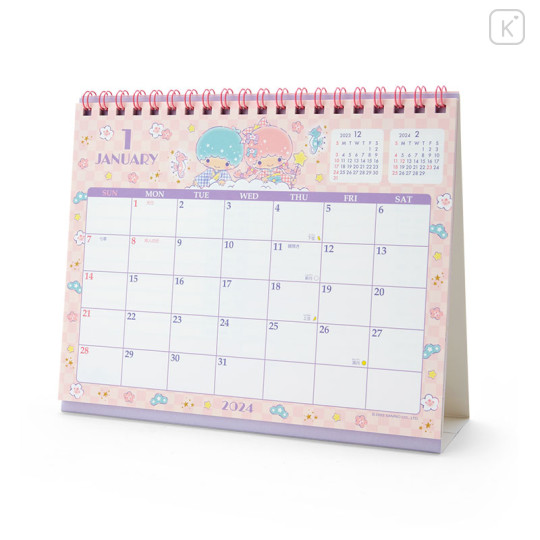 Japan Sanrio Original Ring Calendar - Little Twin Stars 2024 - 2
