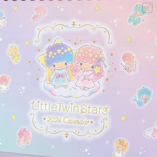 Japan Sanrio Original Ring Calendar - Little Twin Stars 2024 - 5