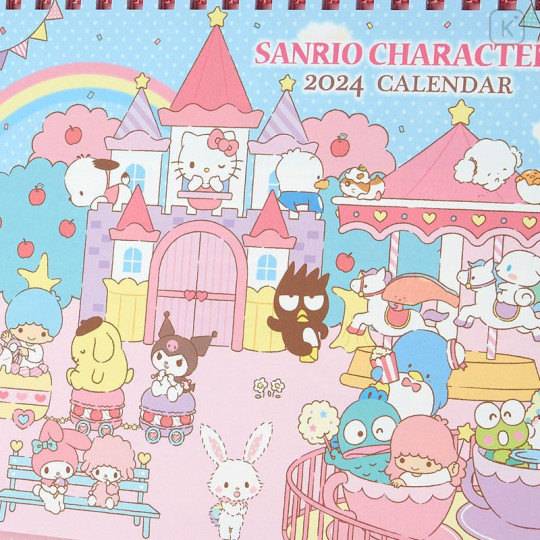 Japan Sanrio Original Ring Calendar - Sanrio Characters 2024 - 5