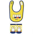 Japan Miffy Bib & Socks Set - Yellow & Blue - 2