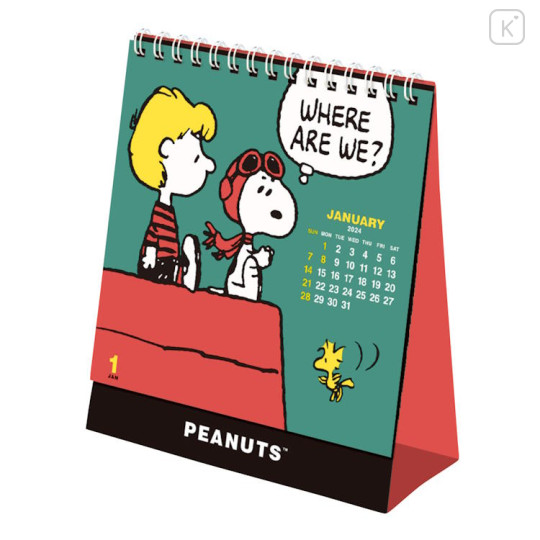 Japan Peanuts Ring Calendar - Snoopy 2024 / Friends - 1