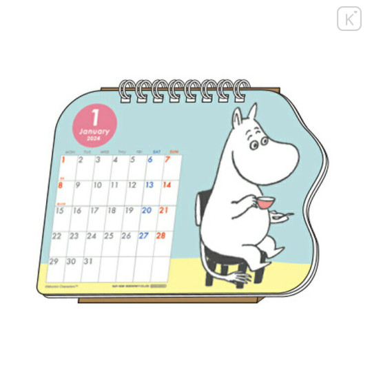 Japan Moomin Ring Calendar - 2024 / Characters - 1