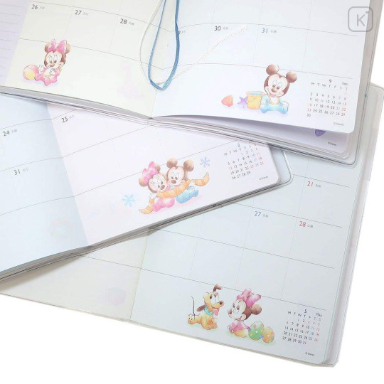 Japan Disney B6 Schedule Book - 2024 : Baby Donald & Daisy Duck - 4