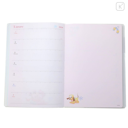 Japan Disney B6 Schedule Book - 2024 : Baby Donald & Daisy Duck - 5