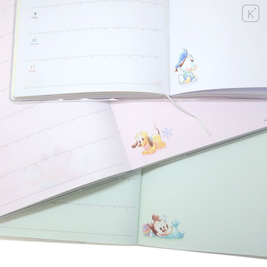 Japan Disney B6 Schedule Book - 2024 : Baby Donald & Daisy Duck - 6