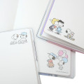Japan Peanuts A6 Monthly Schedule Book - 2024 / Snoopy & Woodstock Grey - 6