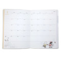 Japan Peanuts B6 Schedule Book - 2024 / Snoopy White - 3