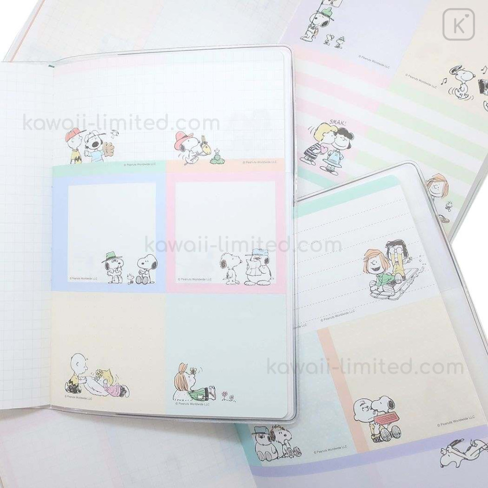 Japan Peanuts B6 Schedule Book 2024 Snoopy Green Kawaii Limited   Japan Peanuts B6 Schedule Book 2024 Snoopy Green 