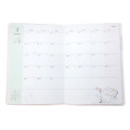 Japan Moomin B6 Schedule Book - 2024 : Little My Red & White - 3