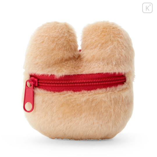 Japan Sanrio Face Coin Case - Marron Cream - 3