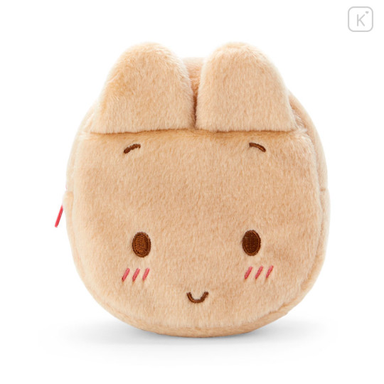 Japan Sanrio Face Shaped Pouch - Marron Cream - 1