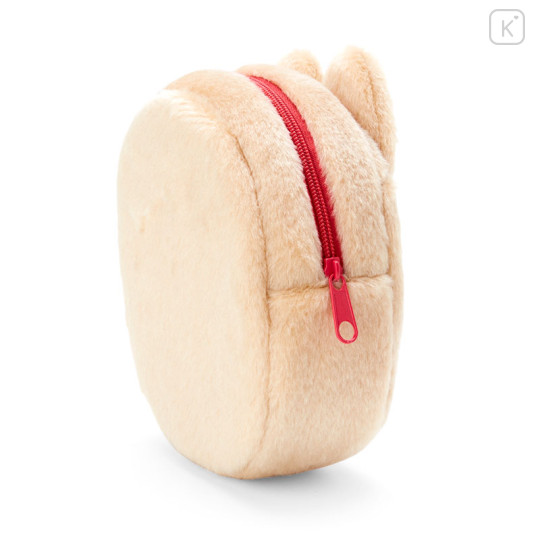 Japan Sanrio Face Shaped Pouch - Marron Cream - 2