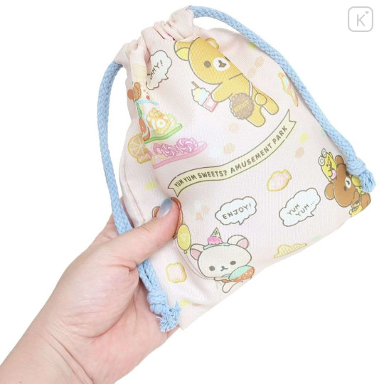 Japan San-X Drawstring Bag - Rilakkuma : Amusement Park - 2