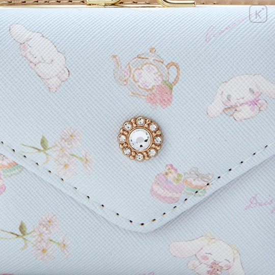 Japan Sanrio Daisy Rico Gamaguchi Wallet - Cinnamoroll : Blue - 4