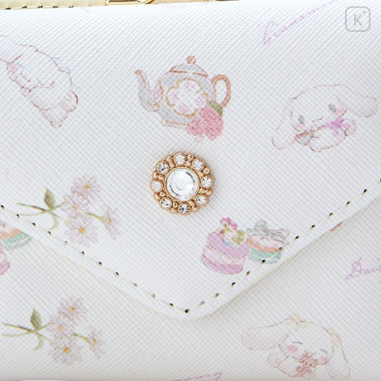 Japan Sanrio Daisy Rico Gamaguchi Wallet - Cinnamoroll : White - 4