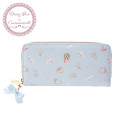 Japan Sanrio Daisy Rico Long Wallet - Cinnamoroll : Blue - 1