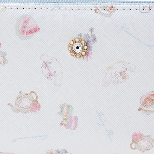 Japan Sanrio Daisy Rico Long Wallet - Cinnamoroll : White - 2