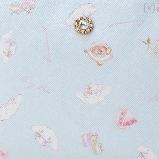 Japan Sanrio Daisy Rico Double Pouch - Cinnamoroll : Blue - 4
