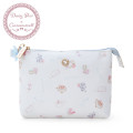 Japan Sanrio Daisy Rico Double Pouch - Cinnamoroll / White - 1