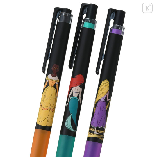 Japan Disney Store Juice Up Gel Pen 3pcs Set - Belle, Ariel, Rapunzel - 3