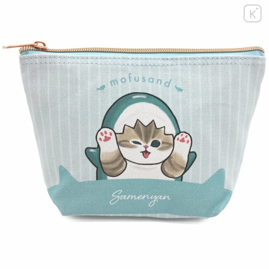 Japan Mofusand Pouch - Cat / Shark Hat - 1