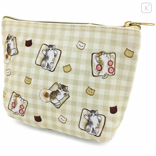 Japan Mofusand Pouch - Cat / Bread - 2