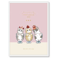 Japan Mofusand A6 Monthly Schedule Book - 2024 : Cat Parfait - 1