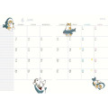 Japan Mofusand A6 Monthly Schedule Book - 2024 : Cat Parfait - 3